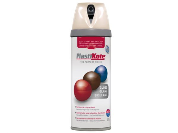 Twist & Spray Gloss Antique White 400ml PKT21103