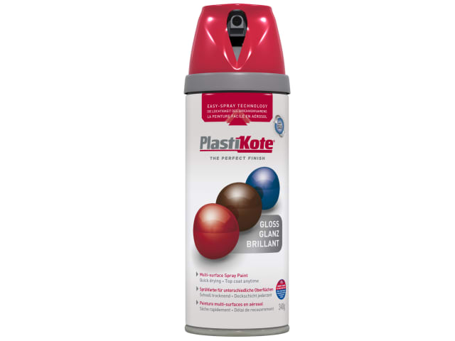 Twist & Spray Gloss Bright Red 400ml PKT21107