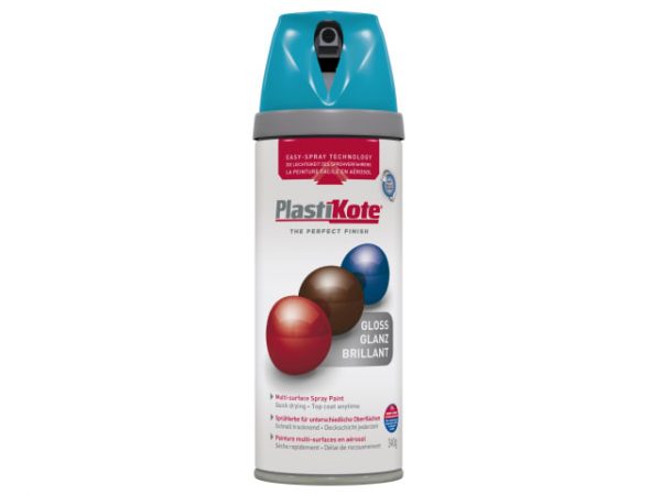 Twist & Spray Gloss Mediterranean Blue 400ml PKT21118