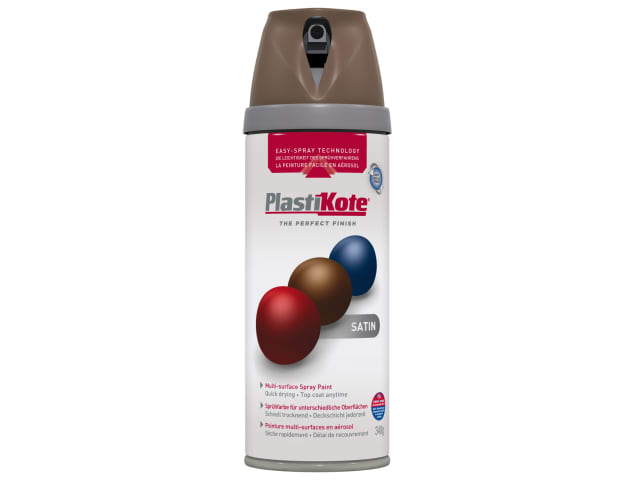 Twist & Spray Satin Chocolate Brown 400ml PKT22113