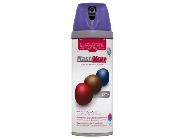 Twist & Spray Satin Sumptuous Purple 400ml PKT22116