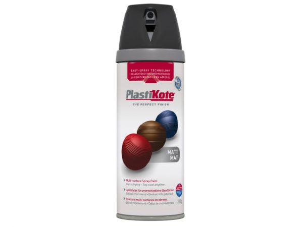 Twist & Spray Matt Black 400ml PKT23101