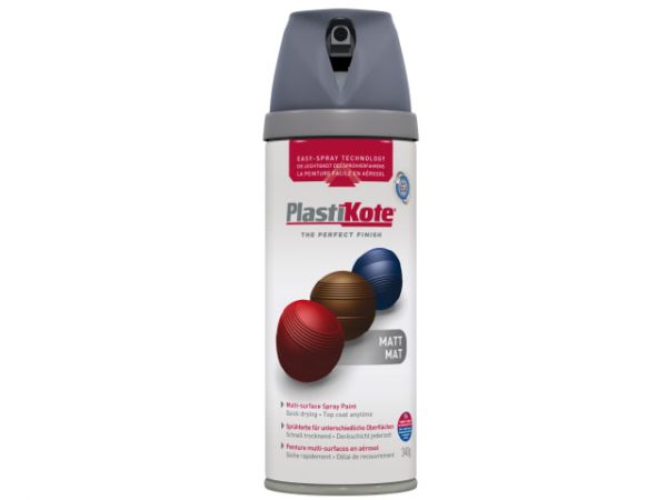 Twist & Spray Matt Grey 400ml PKT23102