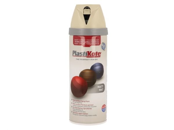 Twist & Spray Matt French Grey 400ml PKT23114