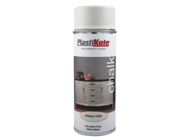 Chalk Finish Spray Antique White 400ml PKT27107