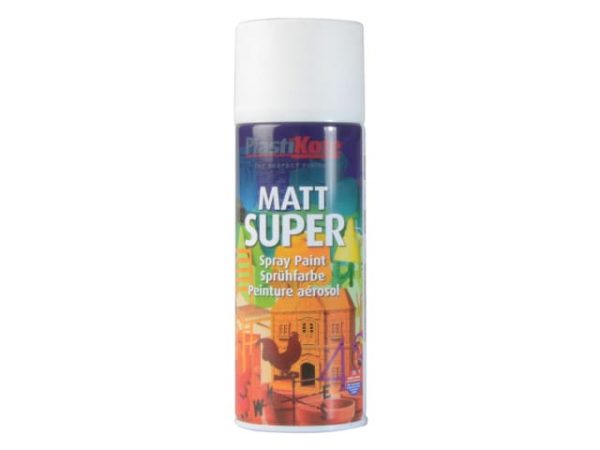 Matt Super Spray White 400ml PKT3100SE
