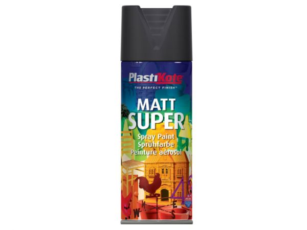 Matt Super Spray Black 400ml PKT3101