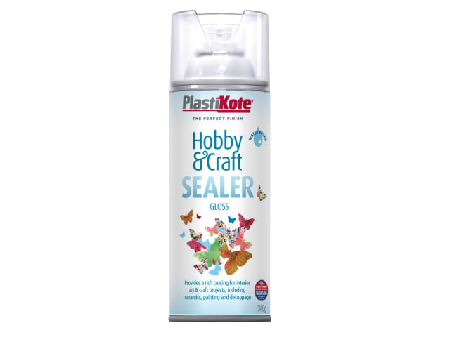 Hobby & Craft Sealer Spray Clear Gloss 400ml PKT4141