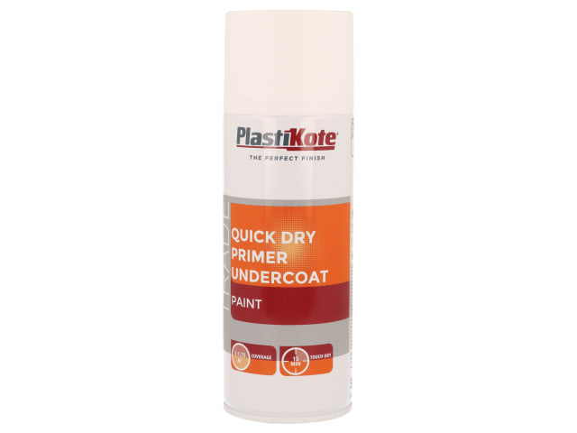 Trade Quick Dry Primer Spray White 400ml PKT71000