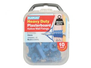 HCF110 Heavy-Duty Plasterboard Fixings Pack of 10 PLAHCF110