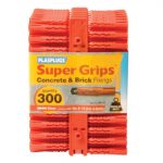 RP 187 Solid Wall Super Grips Fixings Red (300) PLARP187