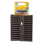 SBP 503 Solid Wall Super Grips Fixings Brown (100) PLASBP503