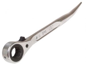 604 Reversible Ratchet Scaffold Spanner 19 x 21mm Steel PRI604