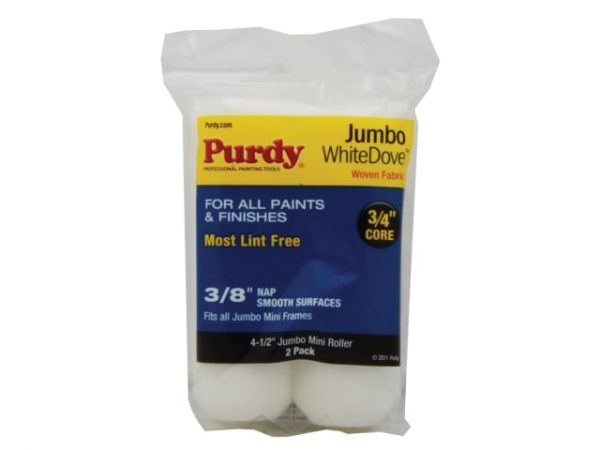 Jumbo Mini White Dove Sleeve 114 x 19mm (4.1/2 x 3/4in) (Pack of 2) PUR140624012 - Image 2