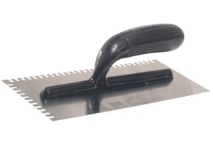 R231 Mastic Trowel U Notches Edge Plastic Handle 11 x 4.3/4in RAG231
