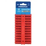 Red UNO® Plugs 6 x 28mm (Card 96) RAW68520