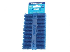 Blue UNO® Plugs 8 x 32mm (Card 80) RAW68595