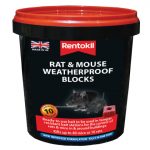 Rat & Mouse Weatherproof Blocks (Tub 10) RKLPSMR42
