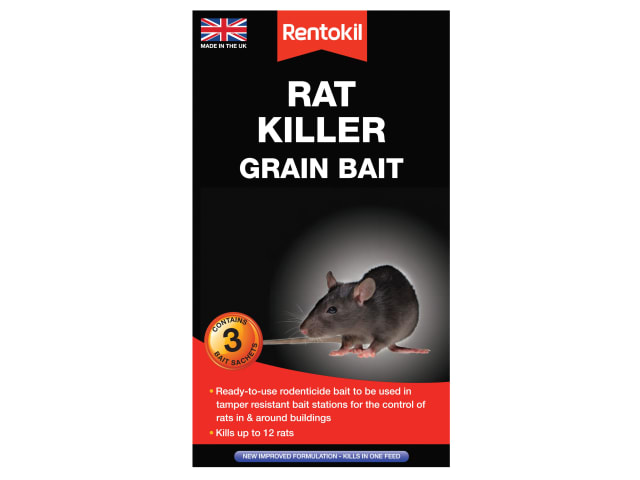 Rat Killer Grain Bait (Sachets 3) RKLPSR32