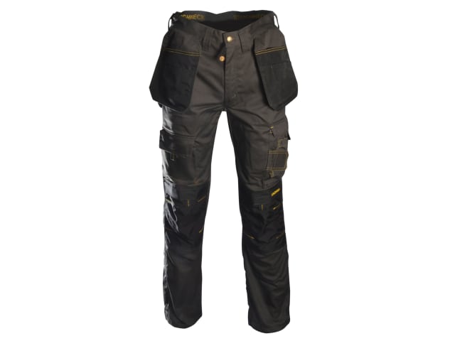 Black & Grey Holster Work Trousers Waist 32in Leg 31in RNKBGHT3231