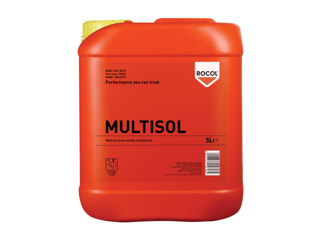MULTISOL Water Mix Cutting Fluid 5 litre ROC35226