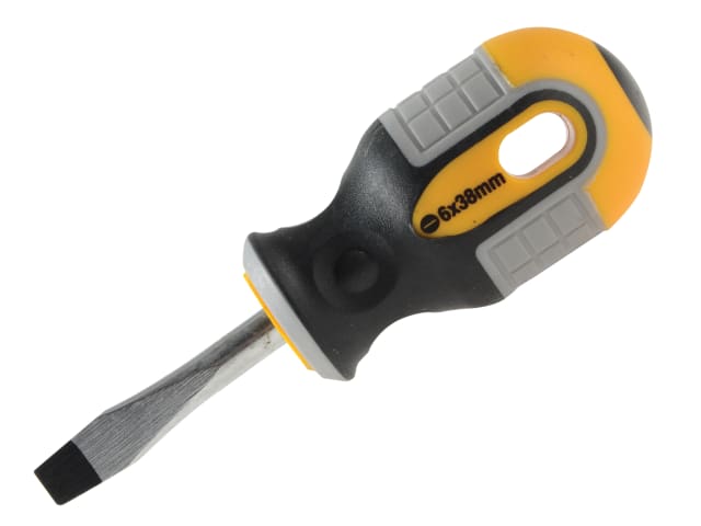 Stubby Screwdriver Flared Tip 6.0 x 38mm ROU22151 - Image 2
