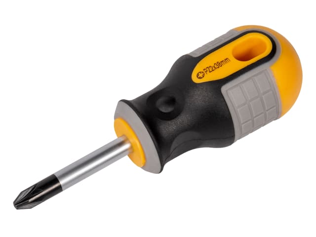 Stubby Screwdriver Pozidriv Tip PZ2 x 38mm ROU22153