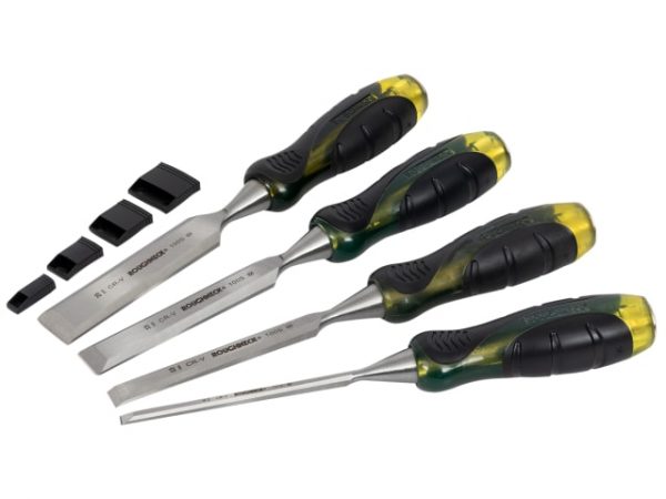 Professional Bevel Edge Chisel Set -  4 Piece ROU30154