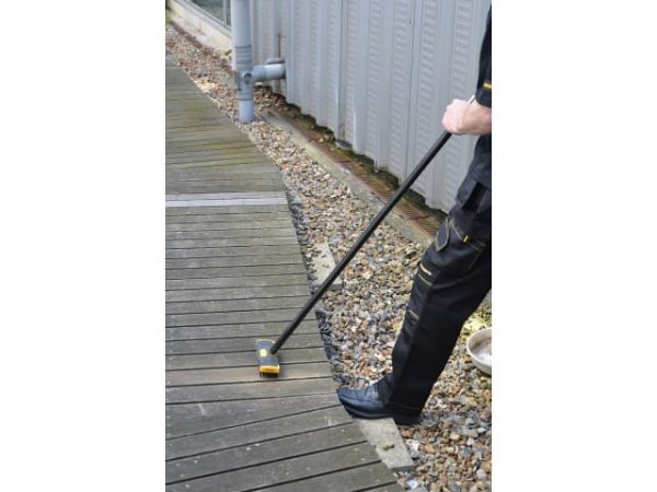 Heavy-Duty Scrub Brush Soft Grip 200mm (8in) NO Handle ROU52060 - Image 6