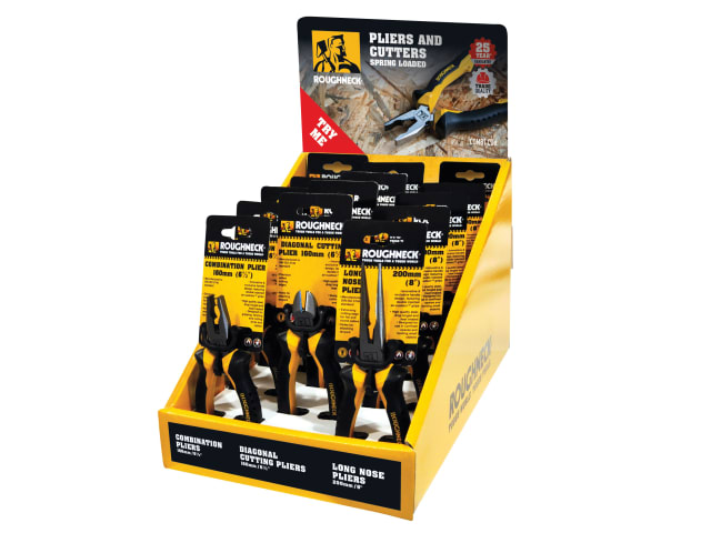 Roughneck Pliers Counter Display 14 Piece ROUCOMB1CDU