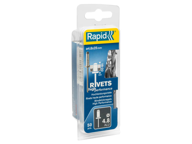 High Performance Rivets 4.8 x 25mm Blister of 50 RPD5000392 - Image 4