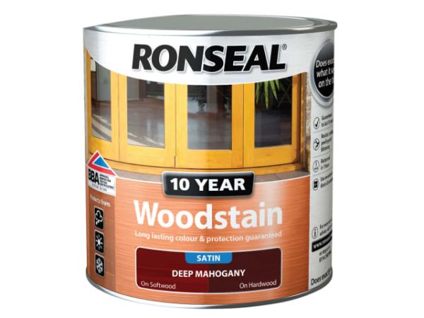 10 Year Woodstain Deep Mahogany 2.5 litre RSL10WSDM25L