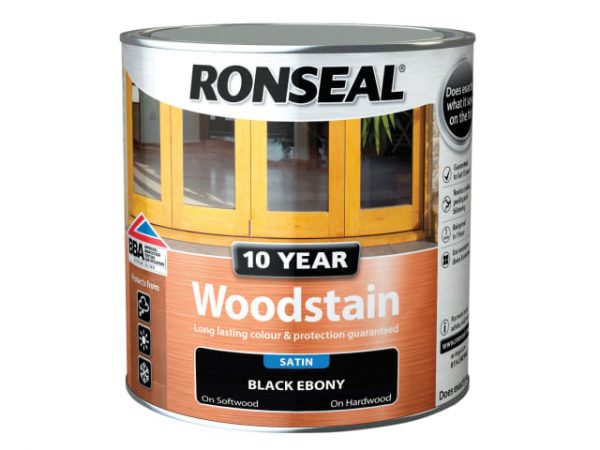 10 Year Woodstain Ebony 750ml RSL10WSEB750