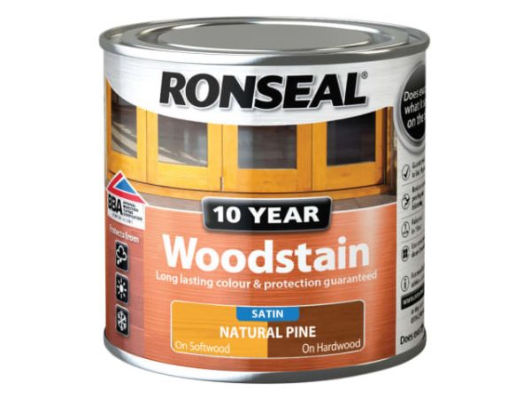 10 Year Woodstain Natural Pine 250ml RSL10WSNP250