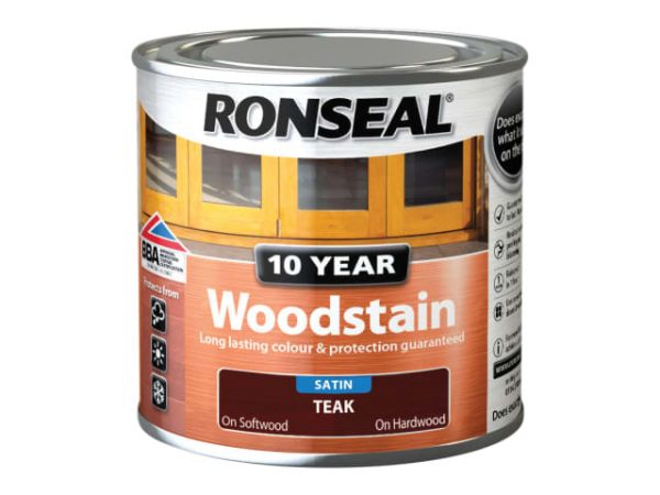 10 Year Woodstain Teak 250ml RSL10WST250