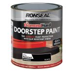 Diamond Hard Doorstep Paint Black 250ml RSLDHDSPB250
