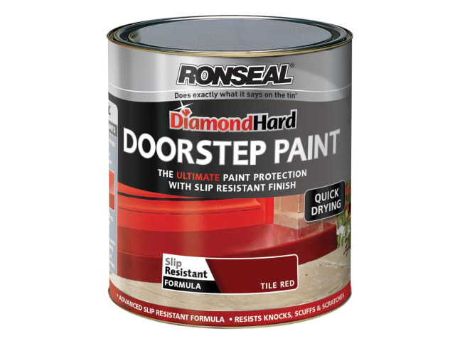 Diamond Hard Doorstep Paint Red 250ml RSLDHDSPR250