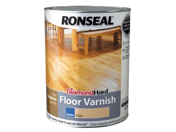 Diamond Hard Floor Varnish Satin 5 litre RSLDHFVS5L