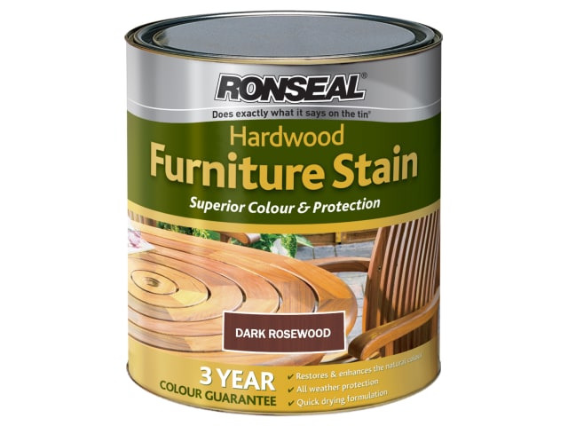 Ultimate Protection Hardwood Garden Furniture Stain Rosewood 750ml RSLHWFSRW750