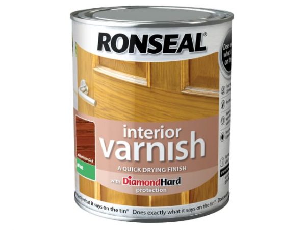 Interior Varnish Quick Dry Matt Medium Oak 750ml RSLIVMMO750
