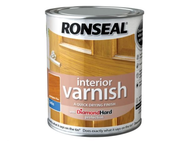 Interior Varnish Quick Dry Satin Antique Pine 250ml RSLIVSAP250