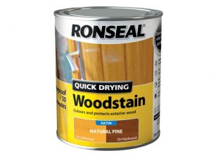 Quick Drying Woodstain Satin Natural Pine 750ml RSLQDWSNP750
