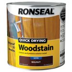 Quick Drying Woodstain Satin Dark Oak 250ml RSLQDWSDO250