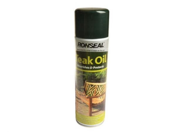 Garden Furniture Teak Oil Aerosol 500ml RSLTOAERO