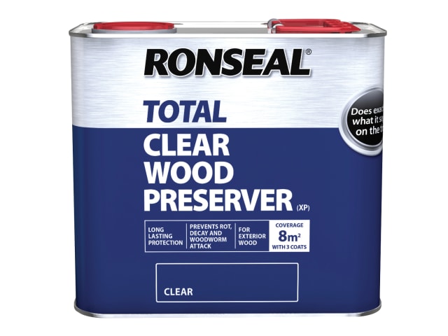 Trade Total Wood Preserver Clear 2.5 litre RSLTTWPCL25L