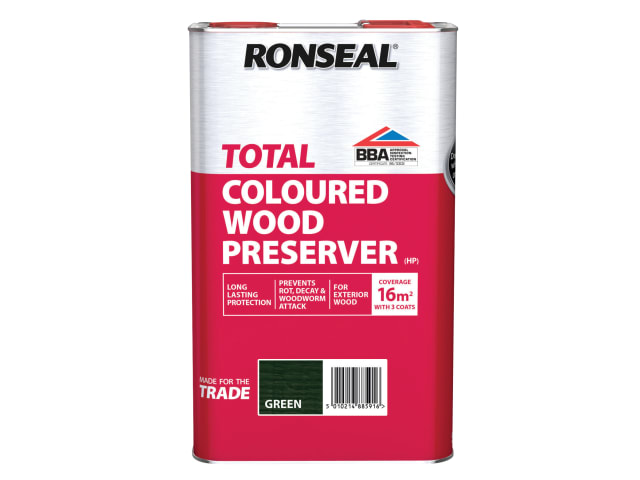 Trade Total Wood Preserver Green 5 litre RSLTTWPGR5L