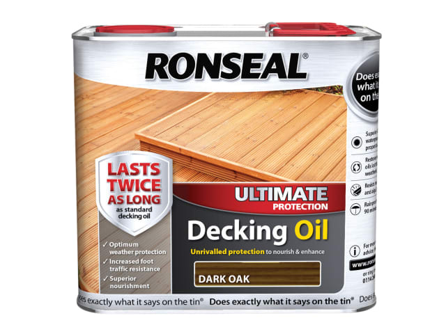 Ultimate Protection Decking Oil Dark Oak 2.5 litre RSLUDODO25L