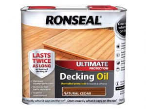 Ultimate Protection Decking Oil Natural Cedar 2.5 litre RSLUDONC25L