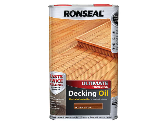 Ultimate Protection Decking Oil Natural Cedar 5 litre RSLUDONC5L