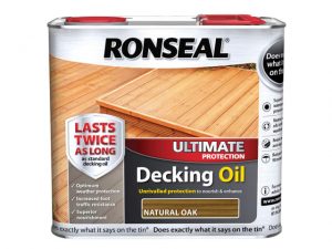 Ultimate Protection Decking Oil Natural Oak 2.5 litre RSLUDONO25L